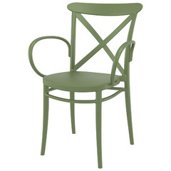 Стол Крос XL маслено зелен