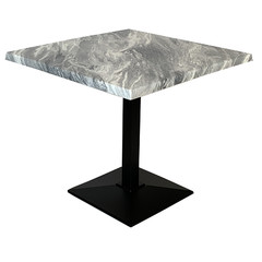 Маса Е43 80/80 сив мрамор код 5707