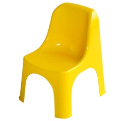 Пластмасов стол детски Премиум жълт
