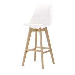 Бар стол Марти-бял