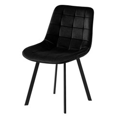 Стол АМ-7913-5К черно кадифе