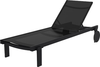 Шезлонг Казабланка черен