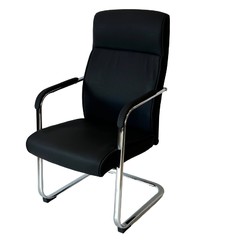 Офис стол В-6001 посетителски черен