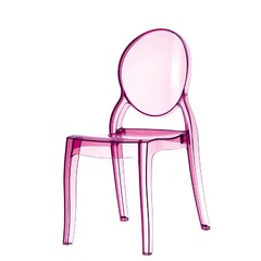 Стол Елизабет розов (pink transparent)