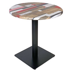 Маса Е44 ф70 червено дърво код 4604