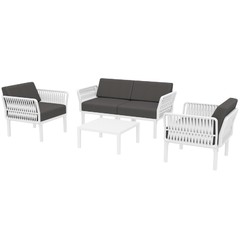 Комплект Портофино 2-ка бял с възгл.