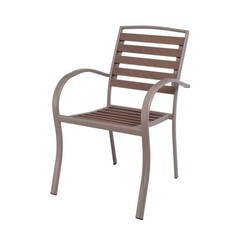 Стол Серано пясъчно бежово/орех